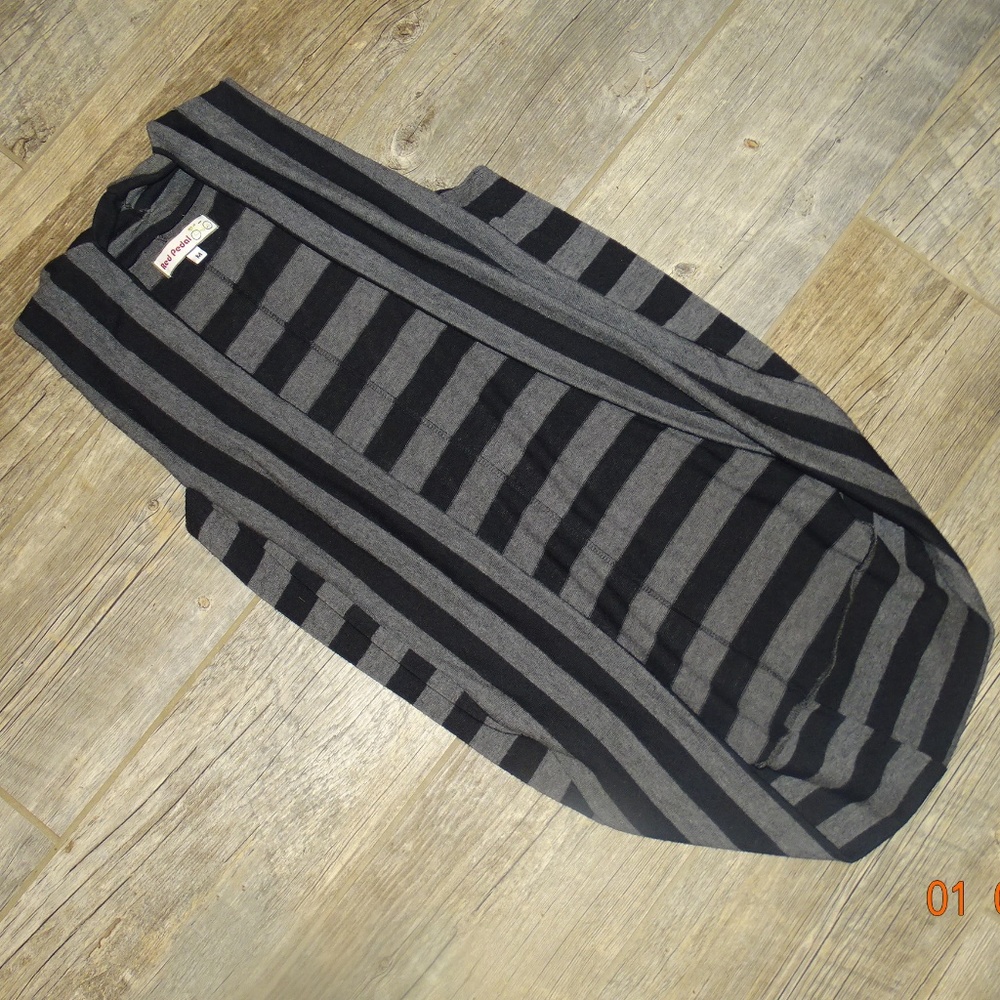 Red Pedal Boho Striped Vest